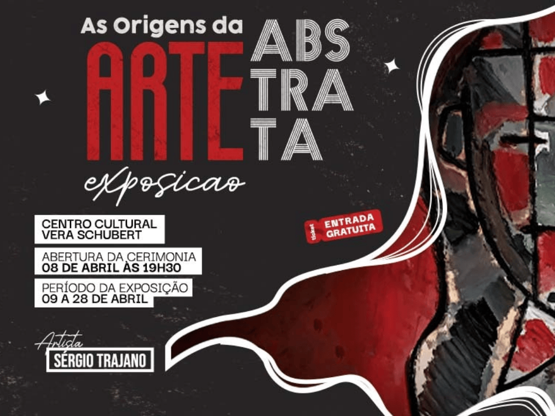 Exposição gratuita explora origens da arte abstrata no Centro Cultural de Umuarama