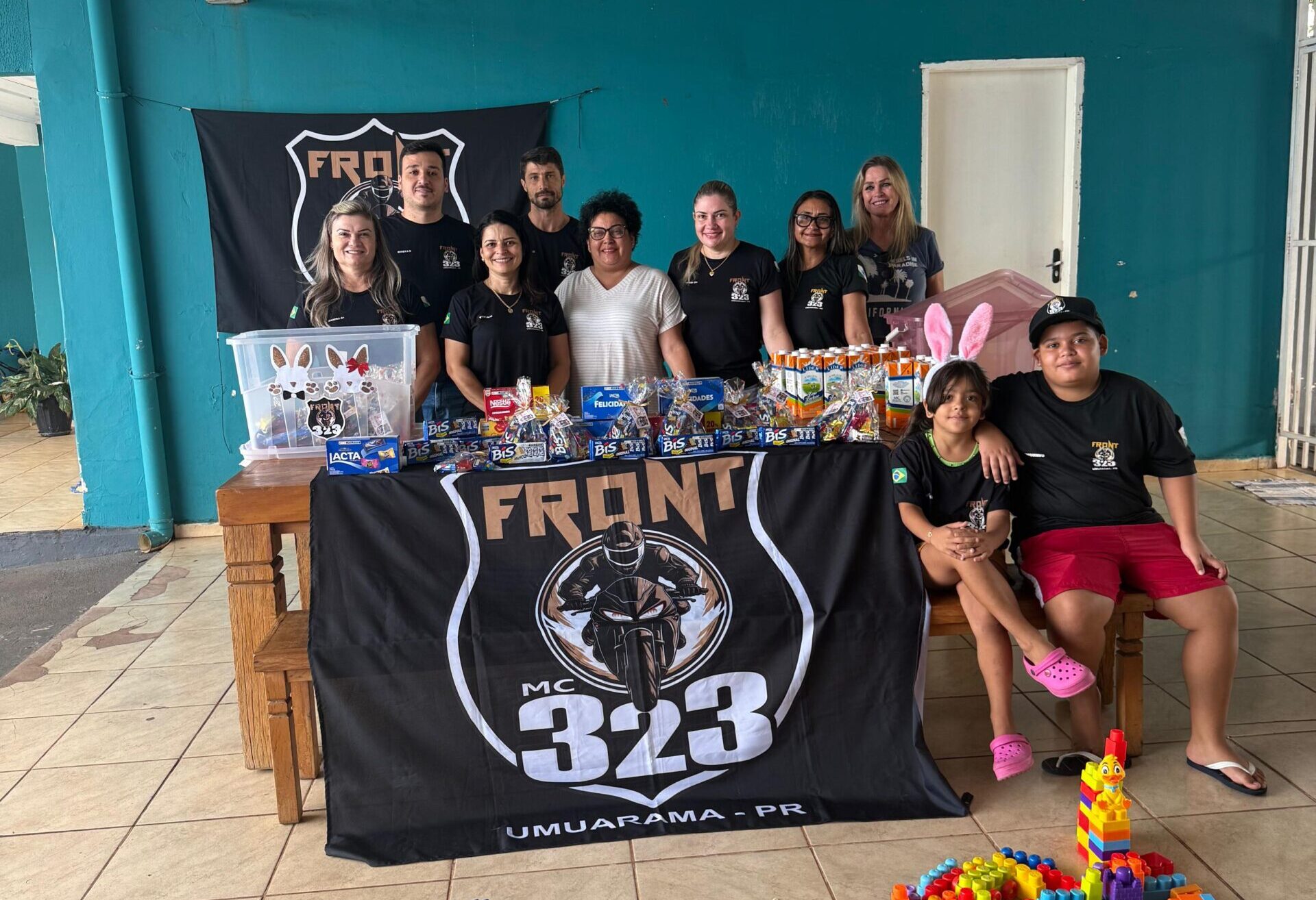 Front MC faz a páscoa mais feliz de 126 crianças em Umuarama