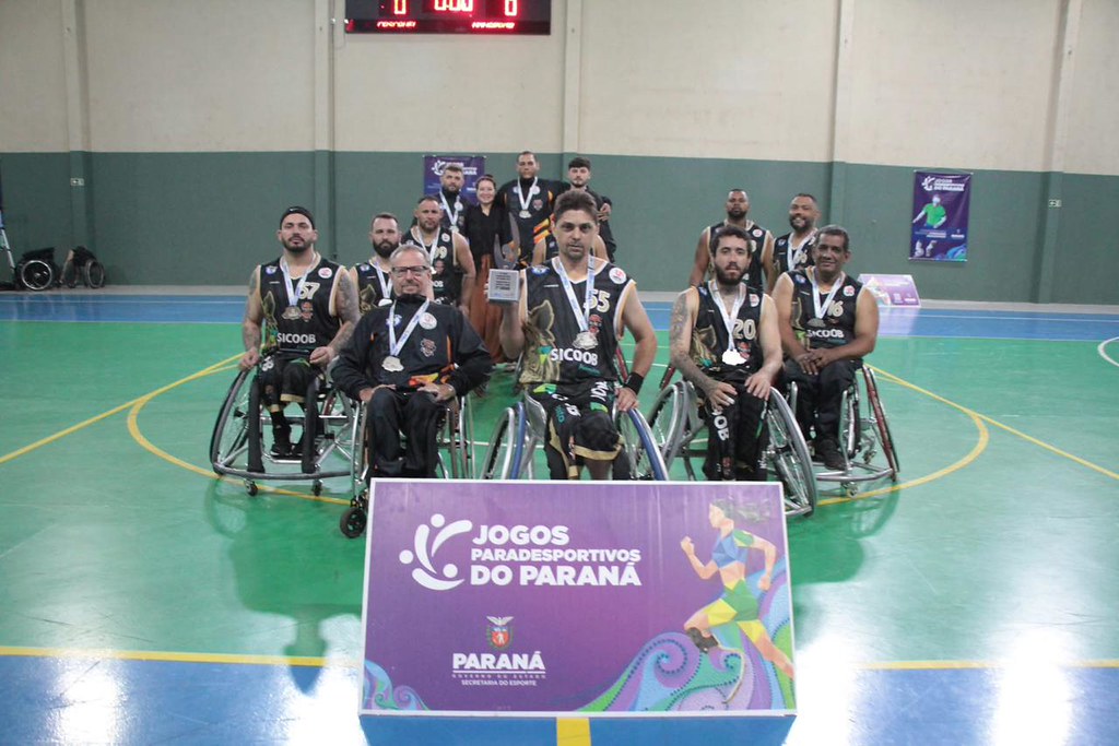 Tigres Umuarama é vice-campeão nos Jogos Paradesportivos do PR