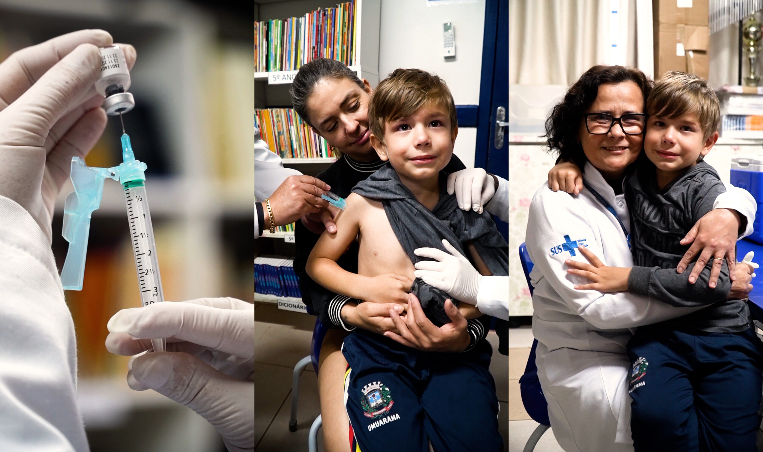 Secretaria de Saúde inicia vacinação contra Influenza nas escolas e CMEIs de Umuarama