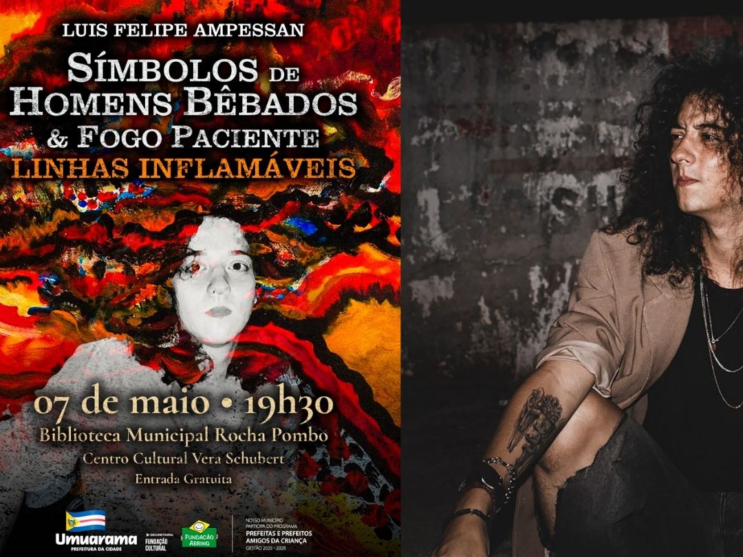 Escritor umuaramense lançará seu novo livro na Biblioteca Municipal Rocha Pombo nesta quinta