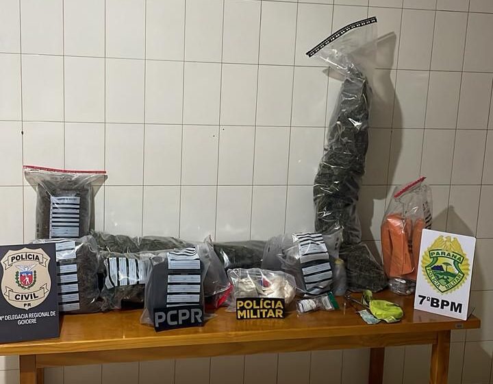 Base do tráfico é descoberta com drogas, drones e materiais de facção em Moreira Sales