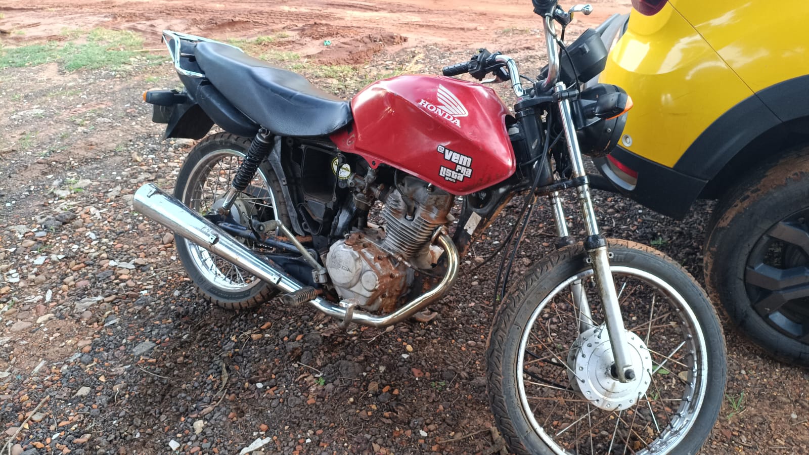 Moto furtada em Ivaté é recuperada em Carbonera, em Maria Helena