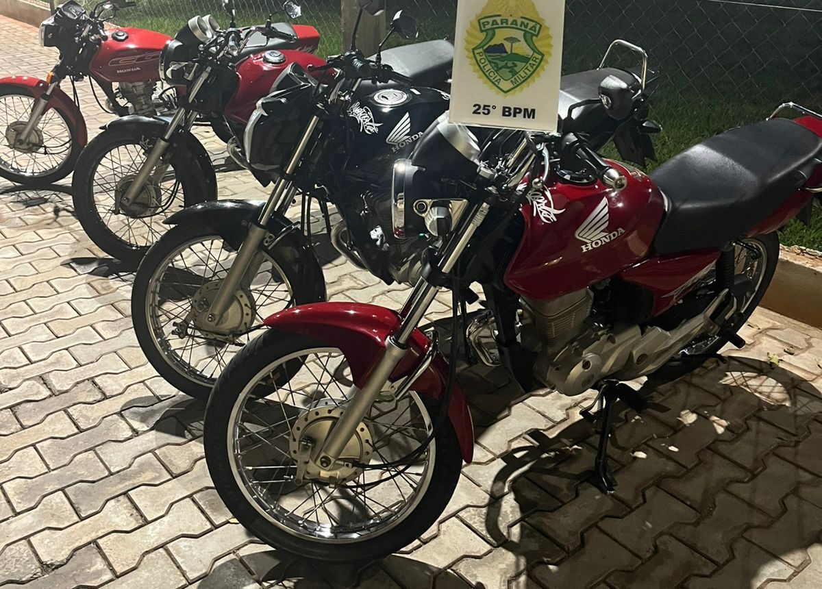 Jornal Ilustrado - Sem CNH, quatro motociclistas são abordados e motos apreendidas em Umuarama