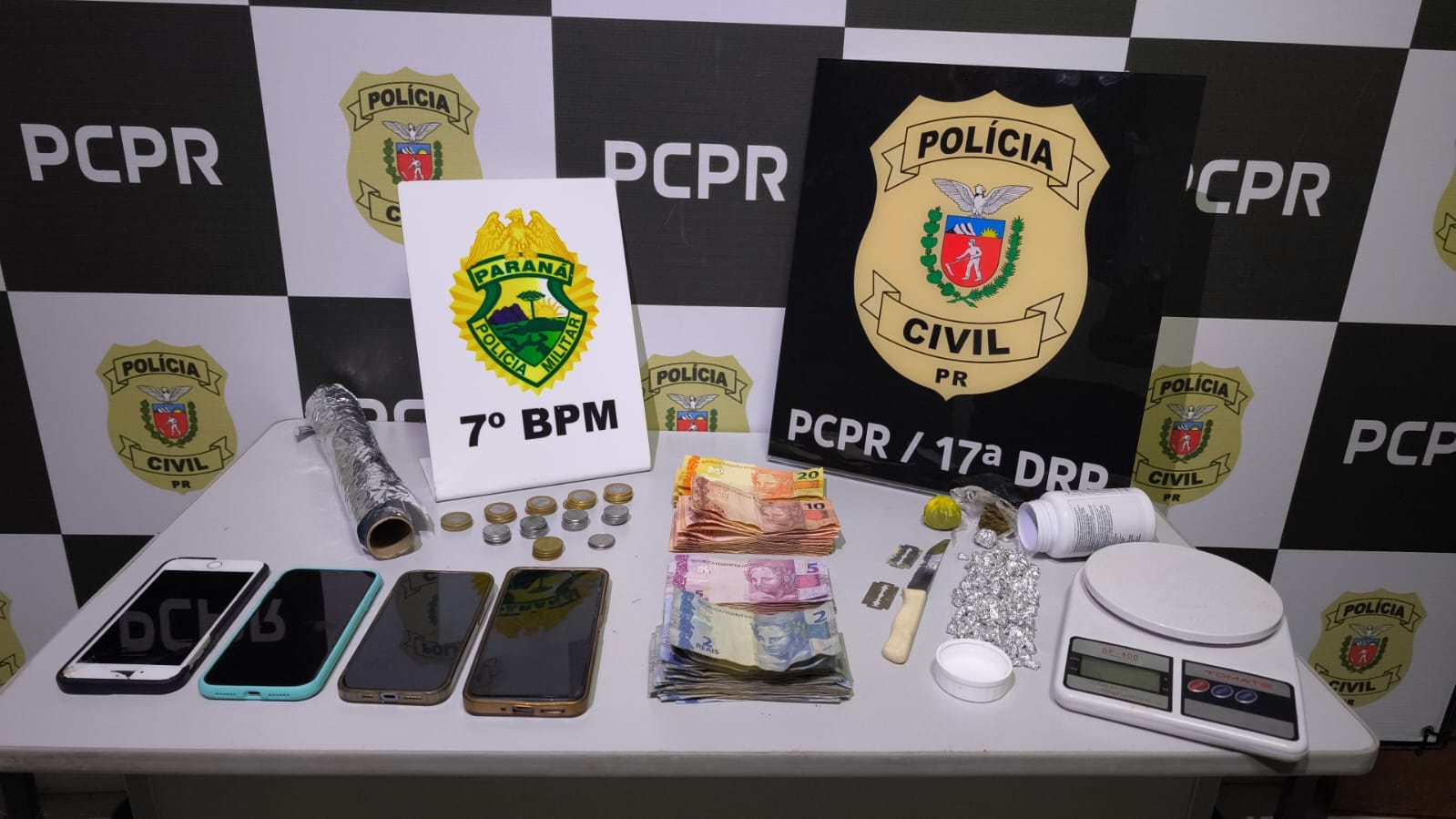 Polícia Civil prende seis pessoas em operações contra tráfico de drogas em Tapejara