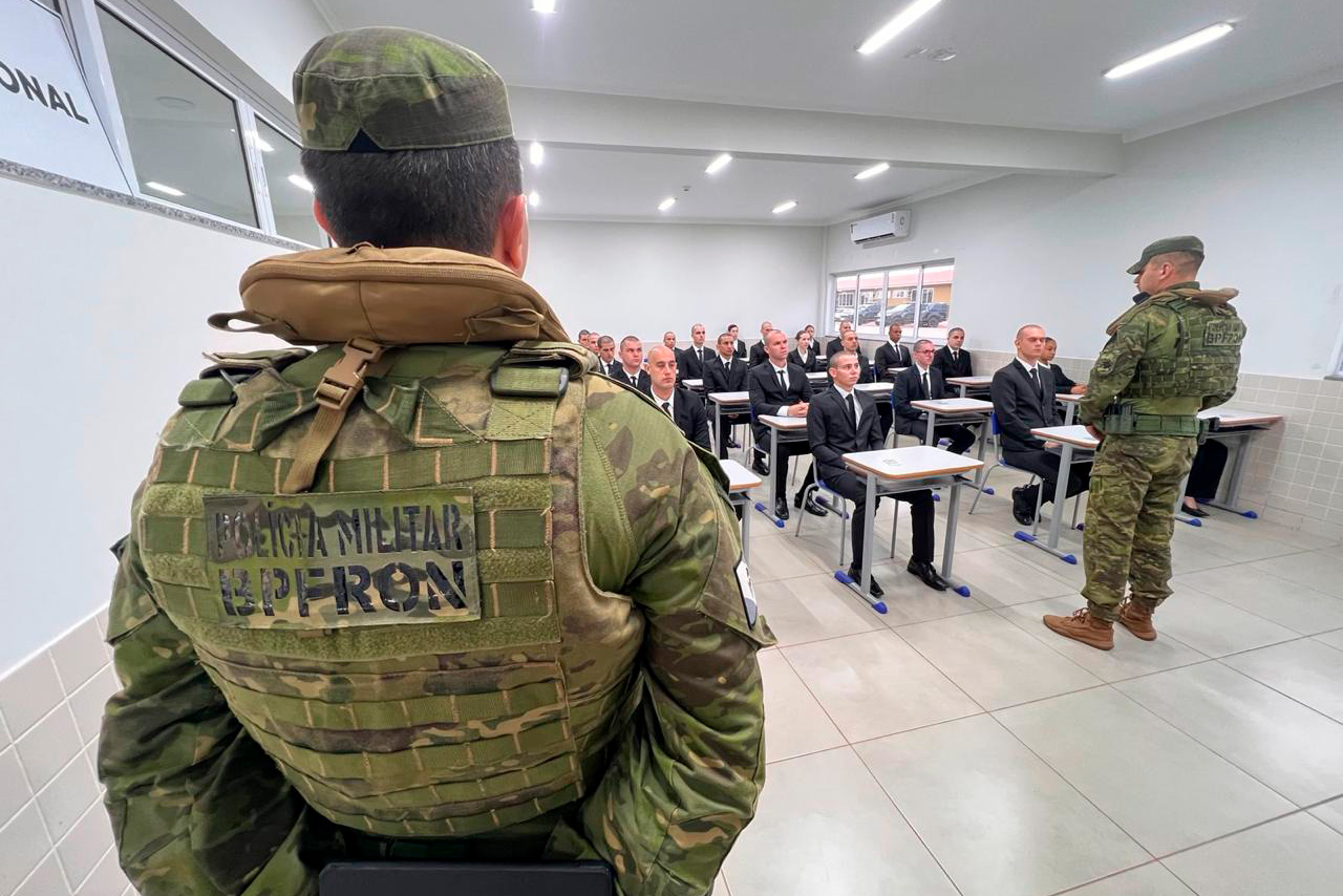 PM tem soldados em formação pela primeira vez em Guaíra