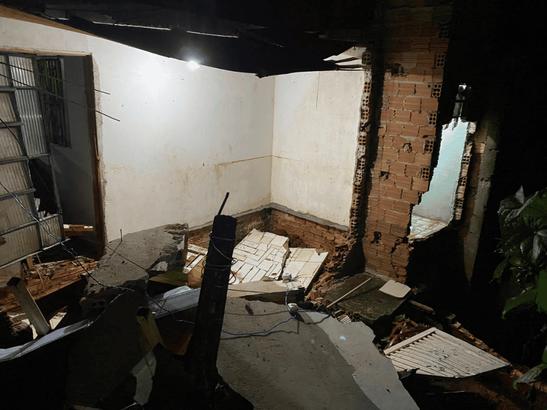 Temporal deixa rastro de destruição e desabrigados em Iporã