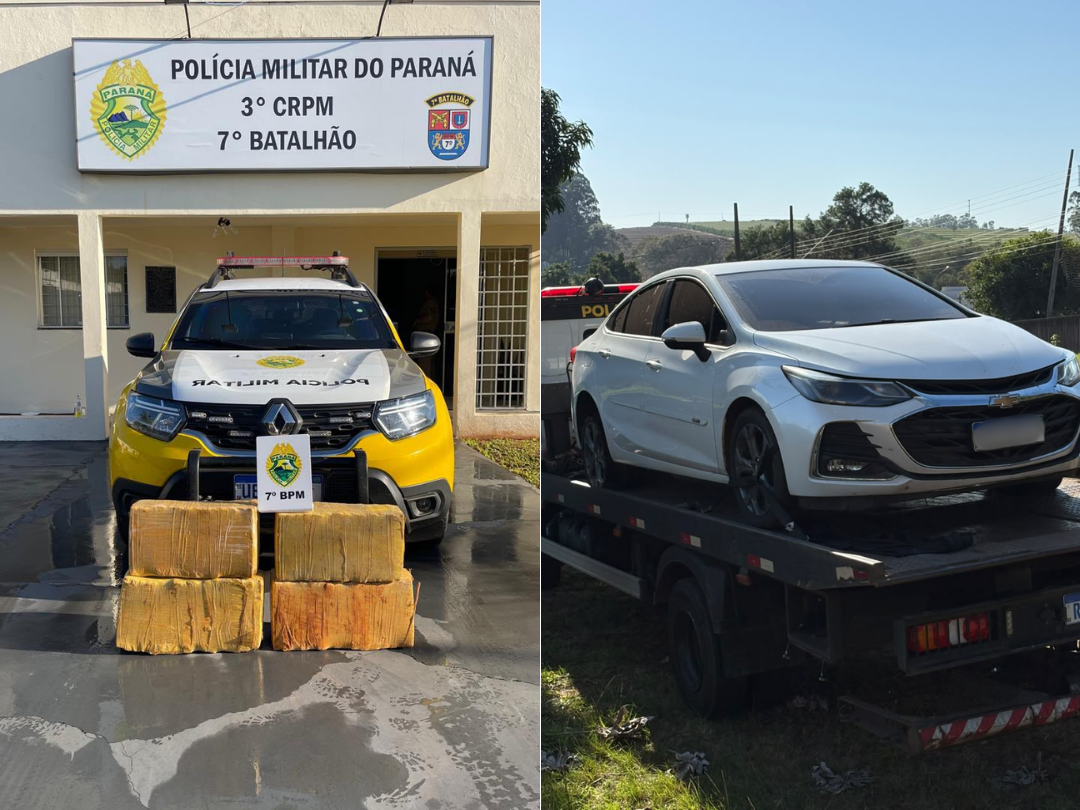 Jornal Ilustrado - O grande jornal do Noroeste do Paraná Jornal Ilustrado - Carro abandonado com 72 kg de maconha é localizado na PR-323