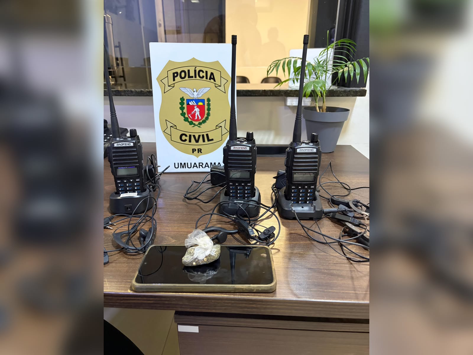 Homem é preso por receptação e posse de drogas após ação da Polícia Civil em Umuarama