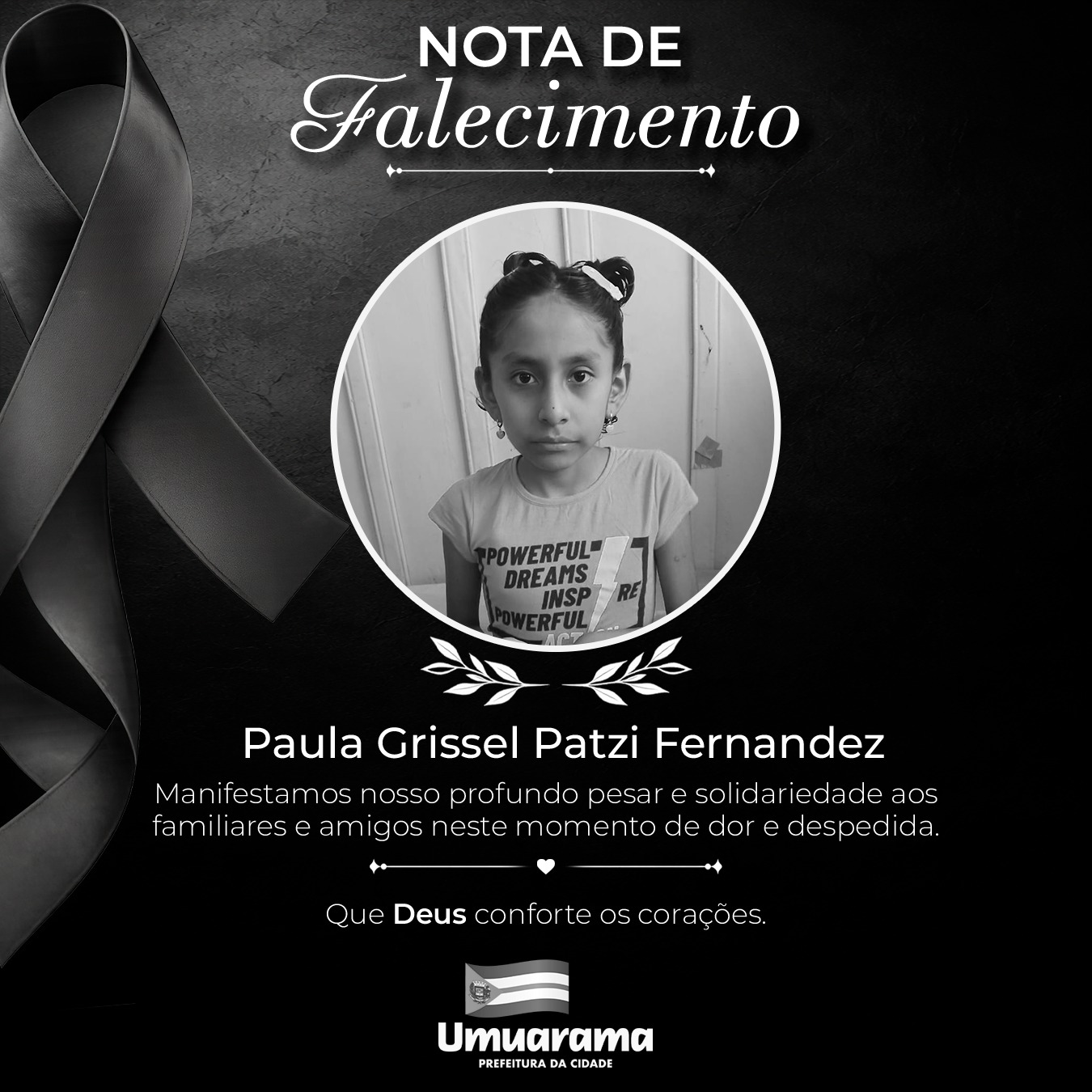 Jornal Ilustrado - Umuarama se despede da pequena Paula Grissel, que lutava contra o câncer
