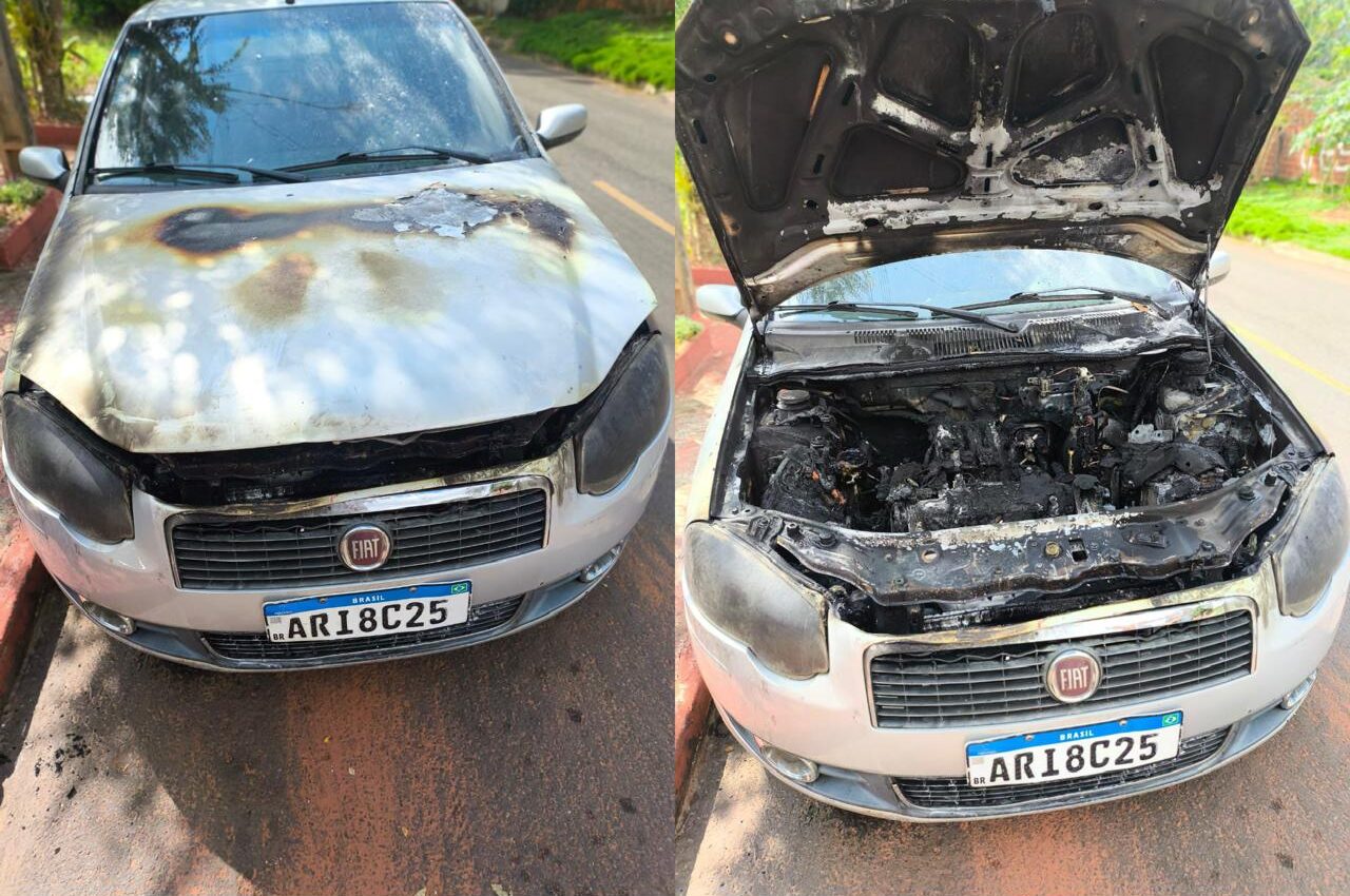 Estudante conta com ação entre amigos para bancar conserto de R$ 15 mil de carro incendiado