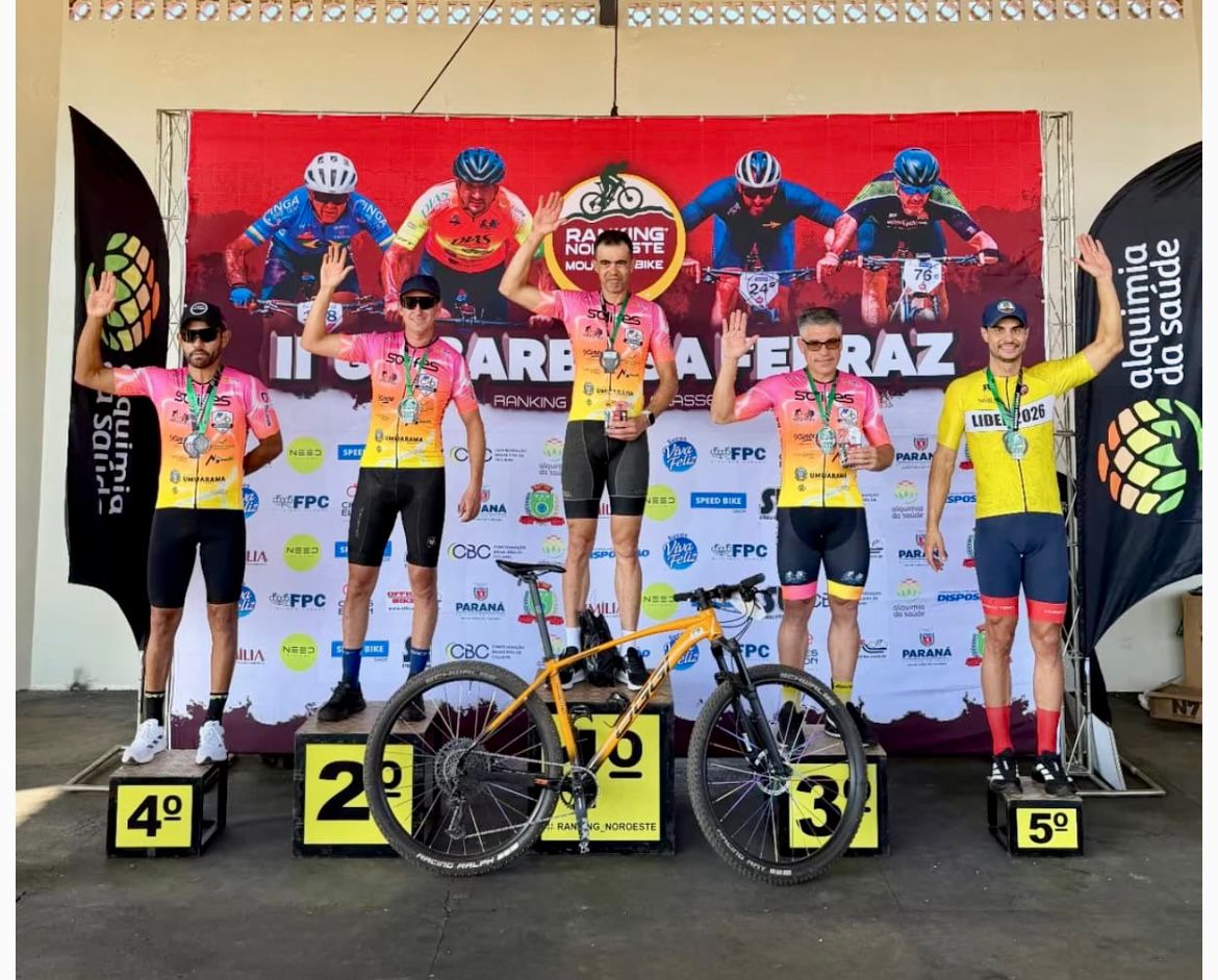 Equipe de Umuarama finaliza Ranking Noroeste XCM 2026 com 3 campeões