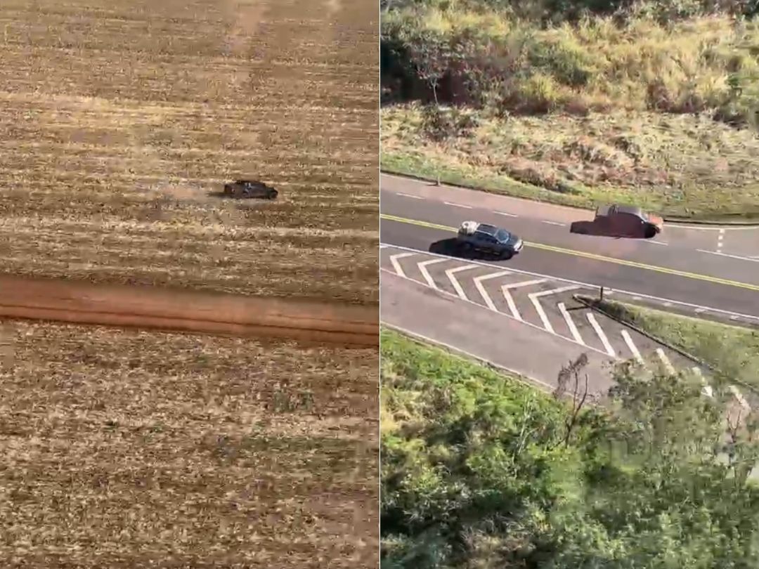 Perseguição com helicóptero Falcão 16 termina com quase meia tonelada de droga apreendida