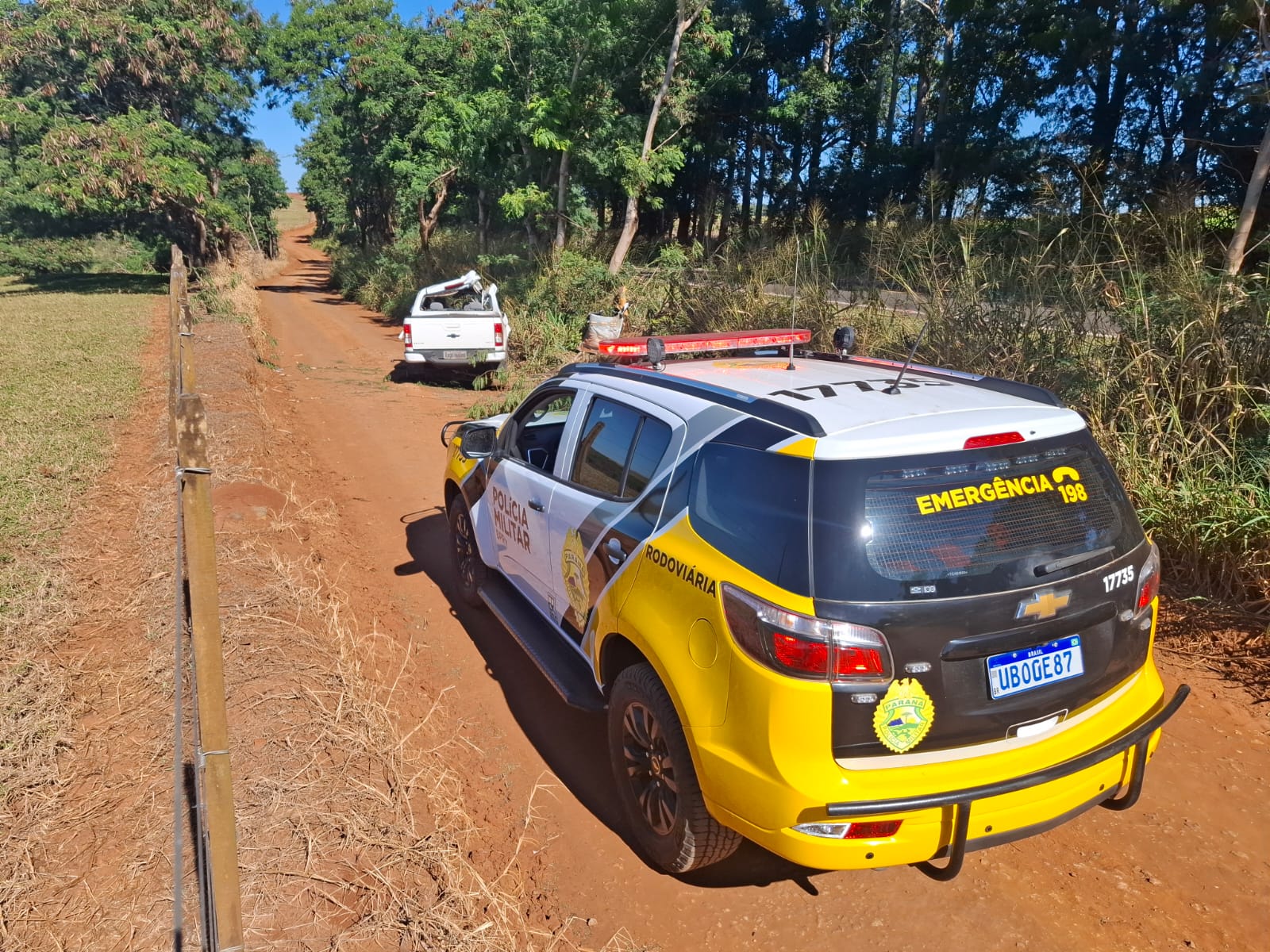 Ultrapassagem termina com morte de criança de 4 anos na PR-317