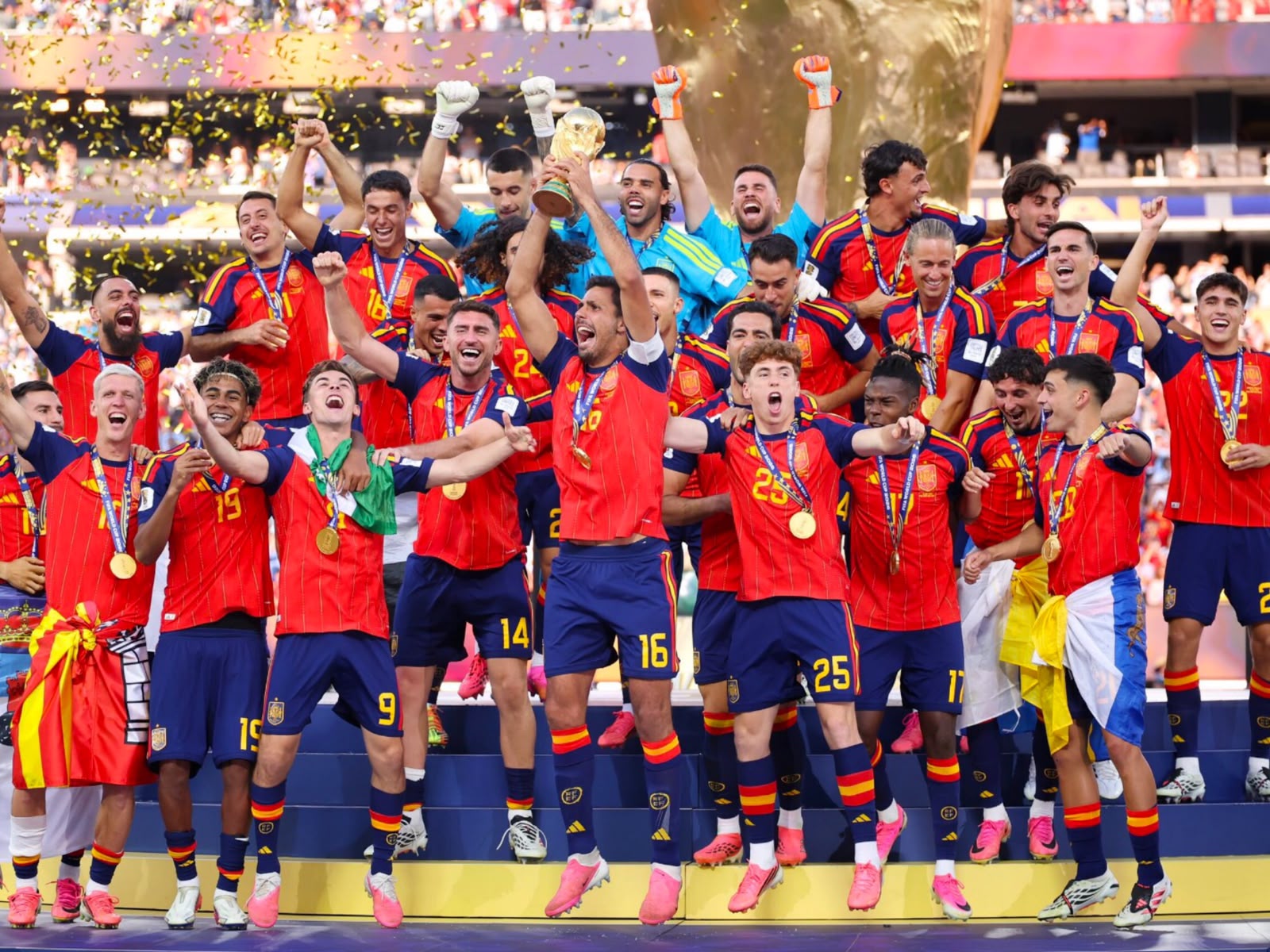Espanha domina Argentina, vence na prorrogação e leva o bi da Copa