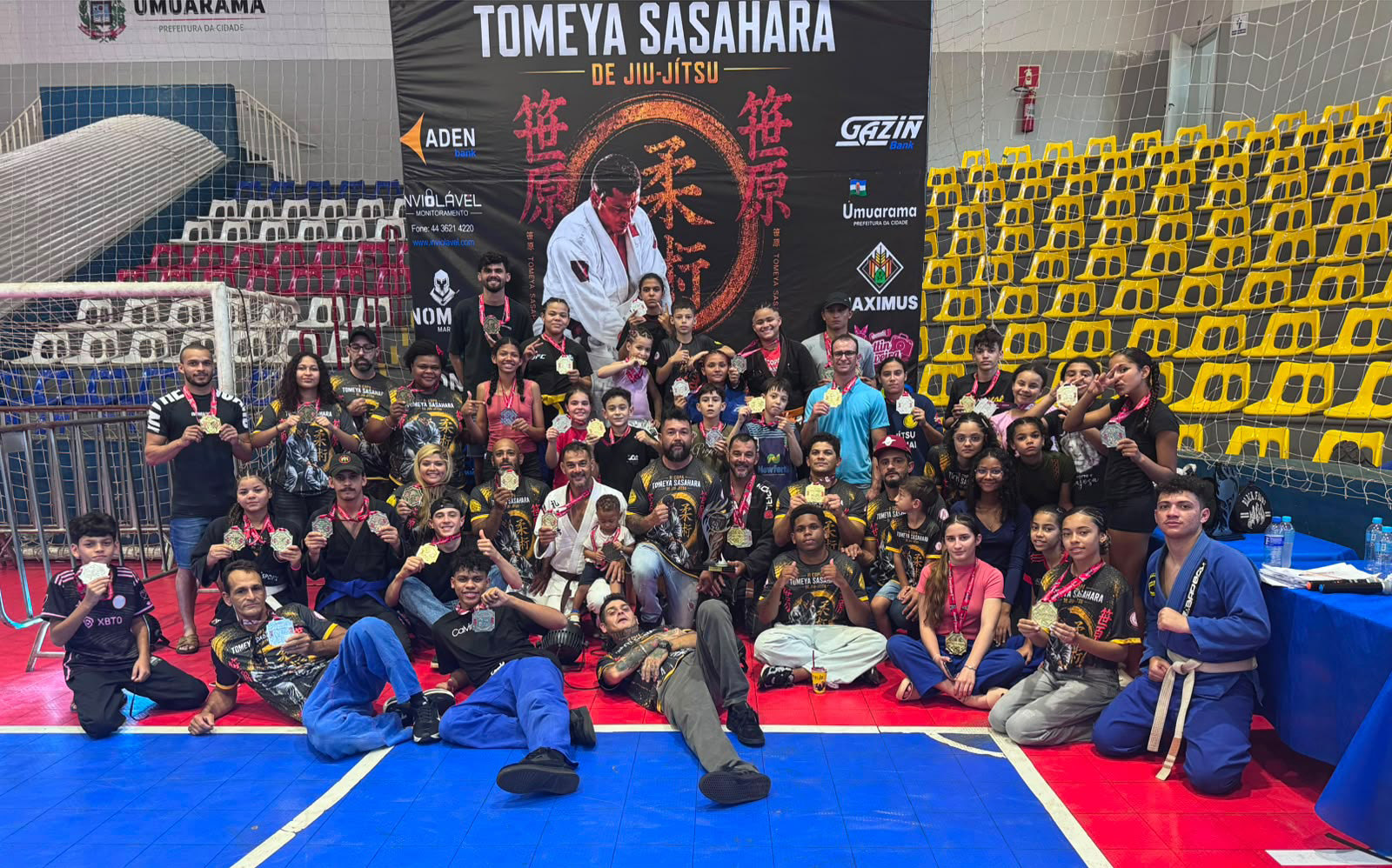 II Copa Tomeya Sasahara de Jiu-jitsu reuniu mais de 300 atletas em Umuarama