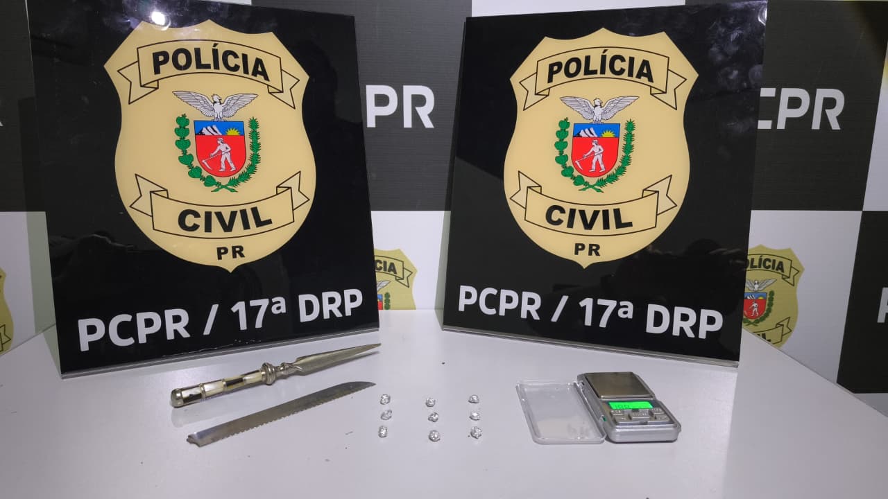 Mãe e filho adolescente são flagrados com drogas para comercialização em Cruzeiro do Oeste