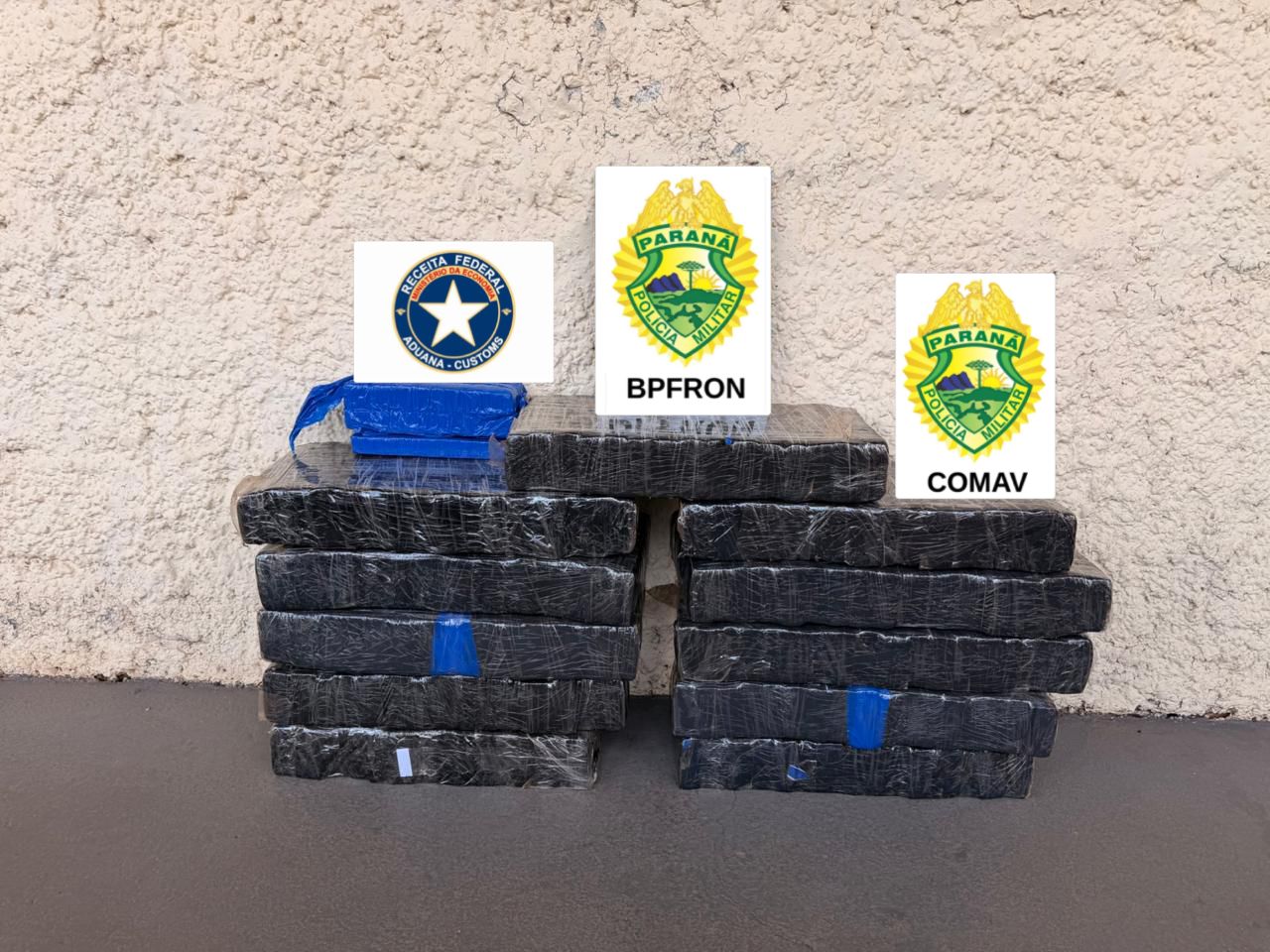 Jornal Ilustrado - Motorista é preso com 115 kg de maconha durante fuga na PR-323
