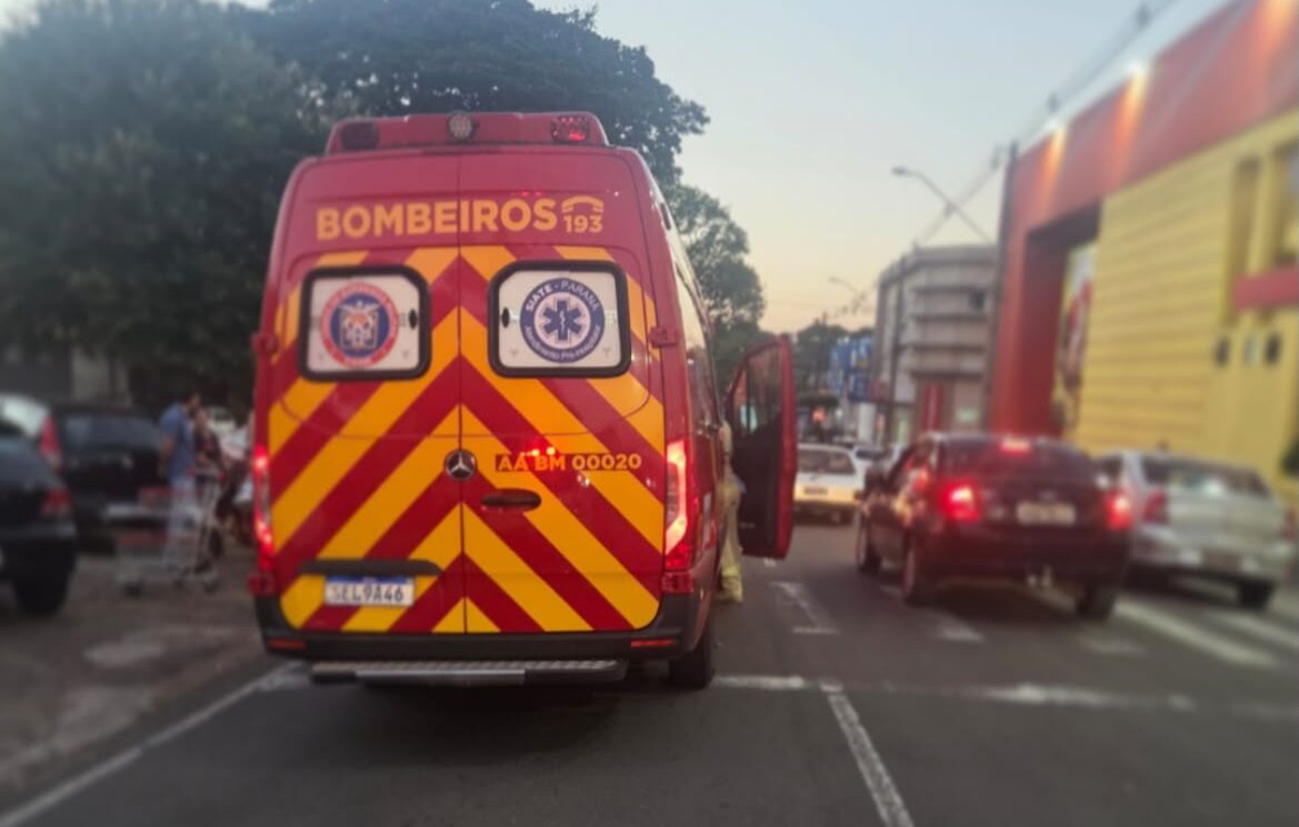 Jornal Ilustrado - Mãe e filha são atropeladas por motociclista na Avenida Londrina, em Umuarama