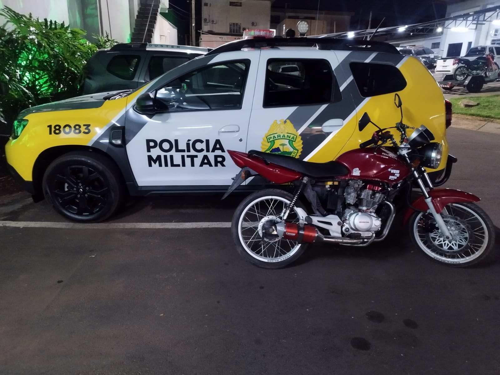 Jornal Ilustrado - Adolescente é apreendido com motocicleta furtada em Douradina