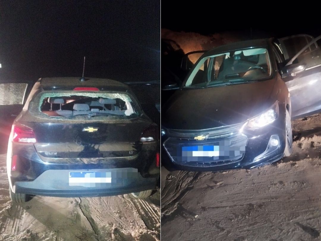 Jornal Ilustrado - Carro de locadora é encontrado abandonado e depredado às margens da PR-492