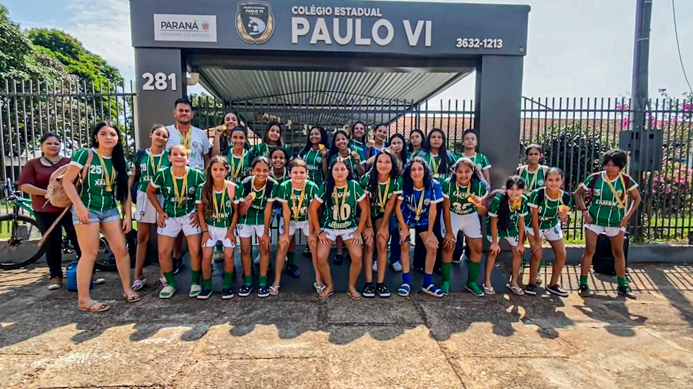 Jornal Ilustrado - O grande jornal do Noroeste do Paraná Jornal Ilustrado - Xambrê conquista título inédito no futebol feminino nos Jogos Escolares