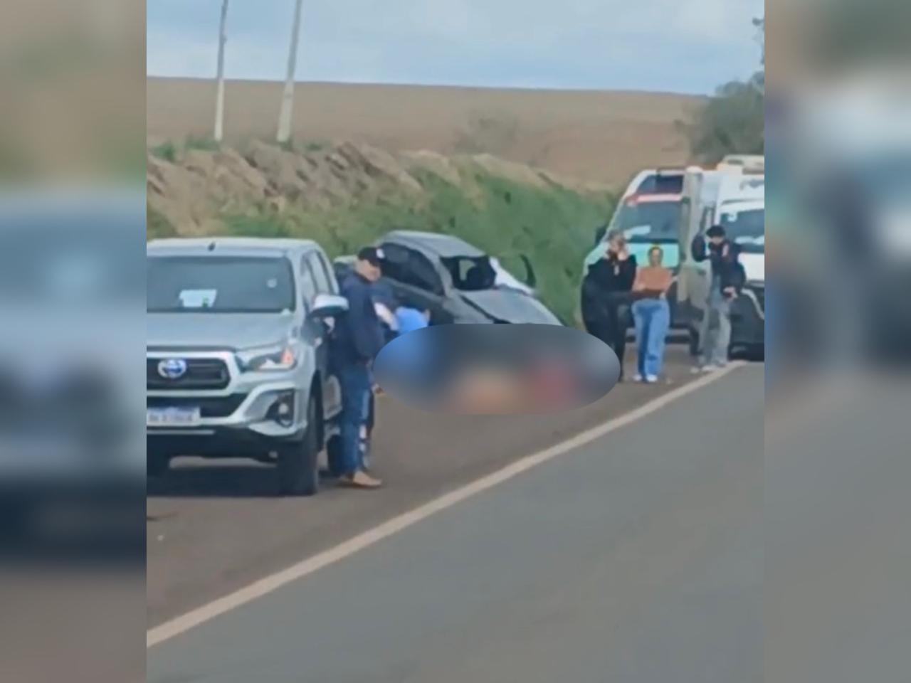 Jornal Ilustrado - Colisão entre carro e caminhão deixa um morto e três feridos em Francisco Alves