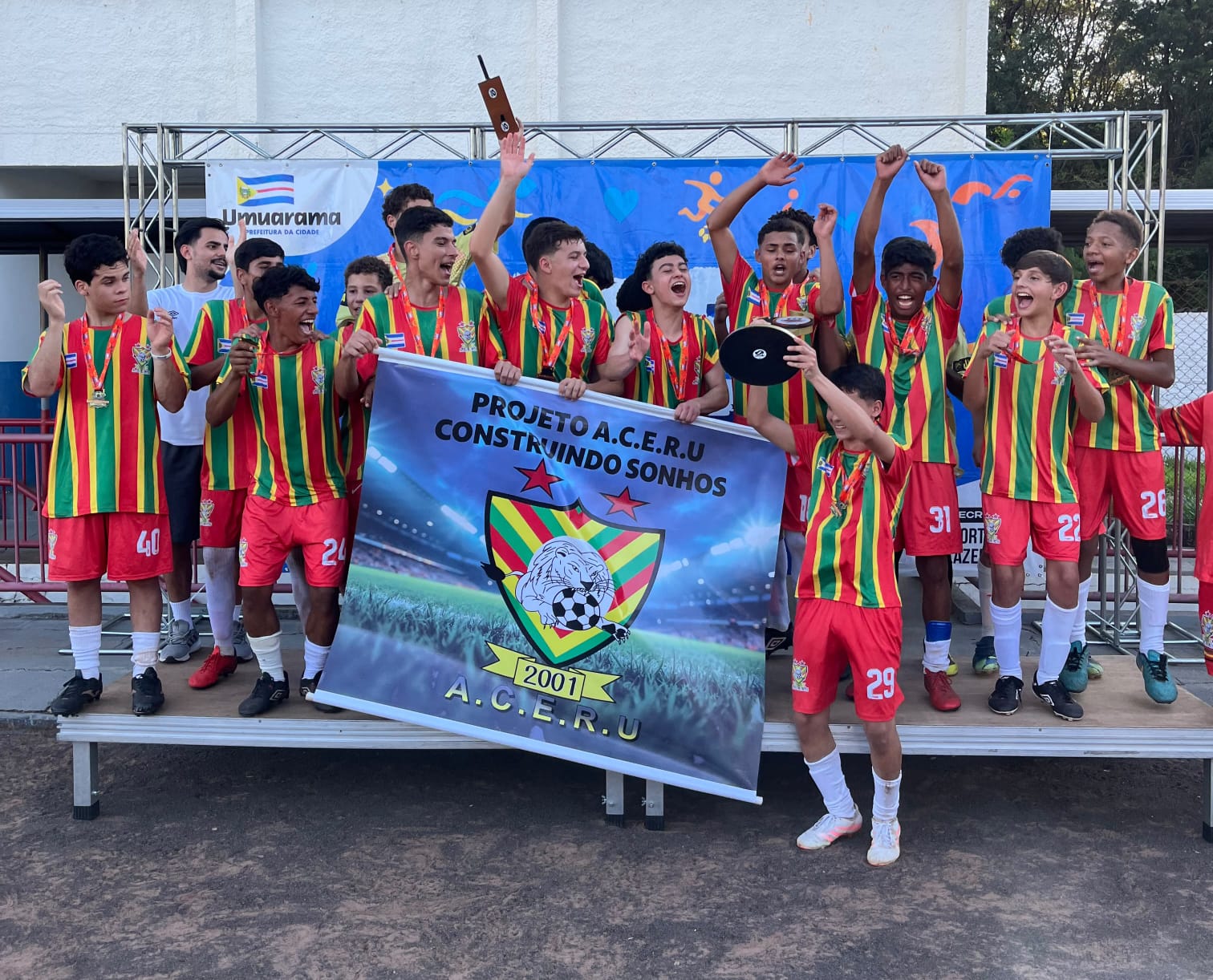 Parque Industrial/Aceru vence Campeonato Interbairros e Distritos Sub-15