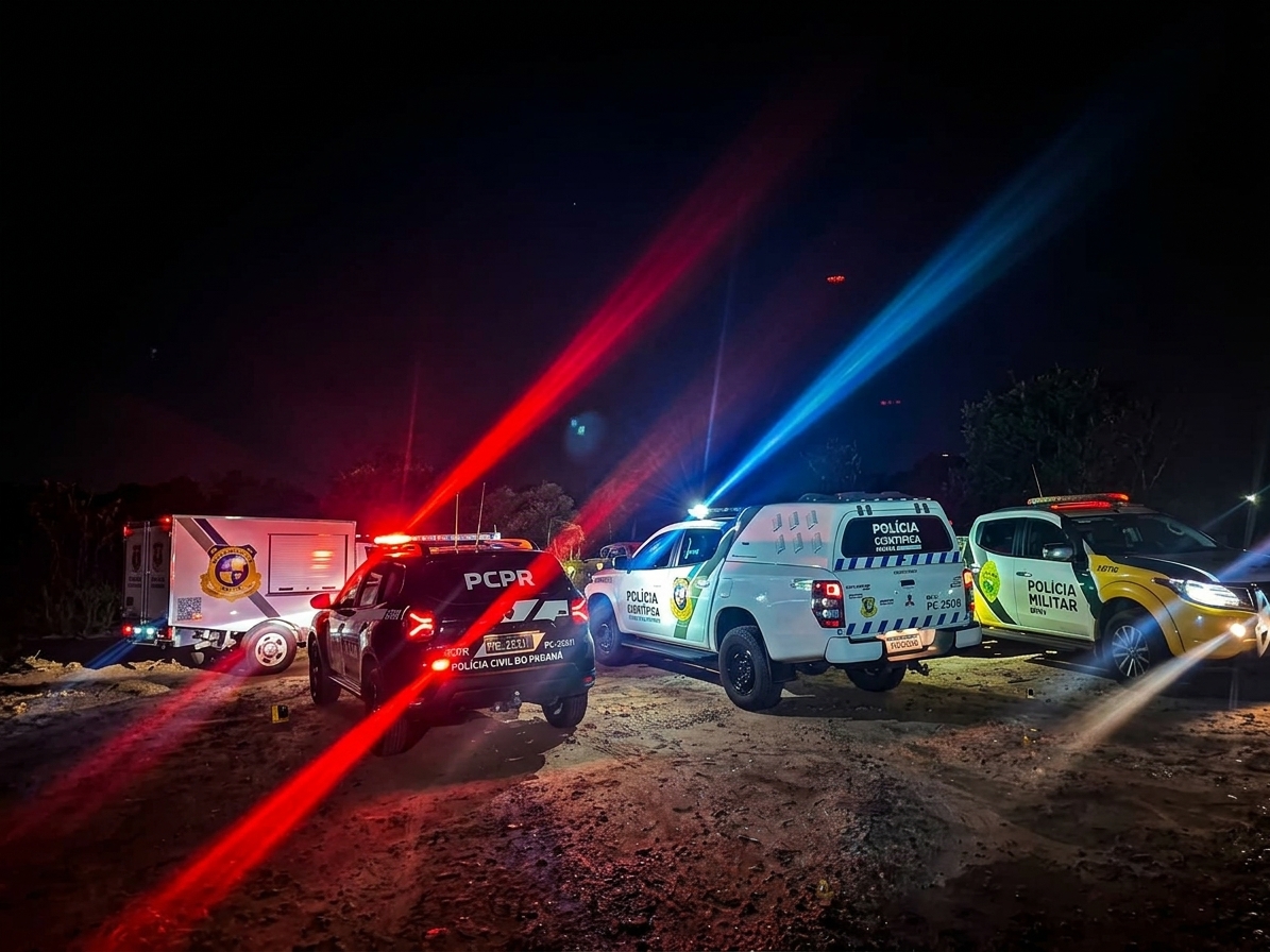 Motorista morre após caminhonete capotar na PR-082, em Cidade Gaúcha