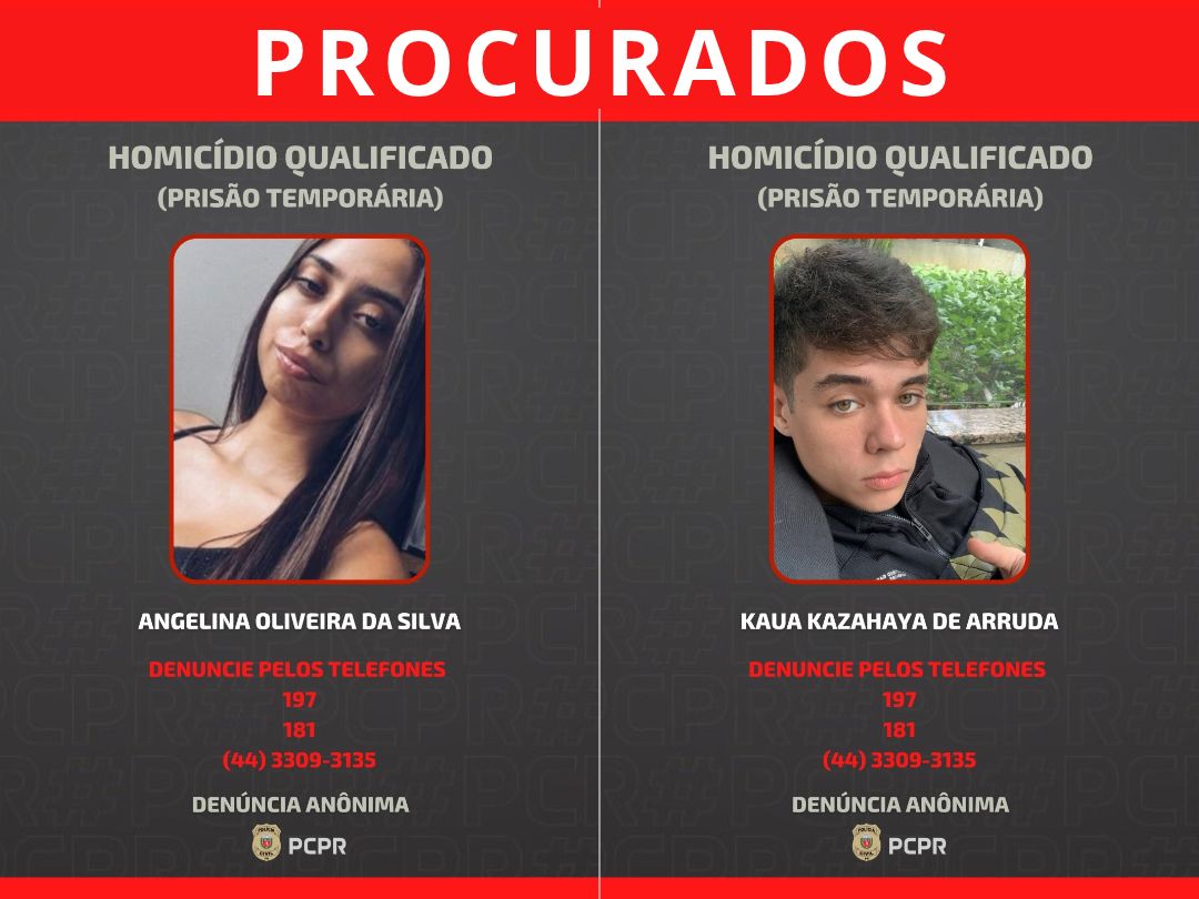 Casal suspeito de envolvimento na morte de americano em Maringá é procurado pela polícia