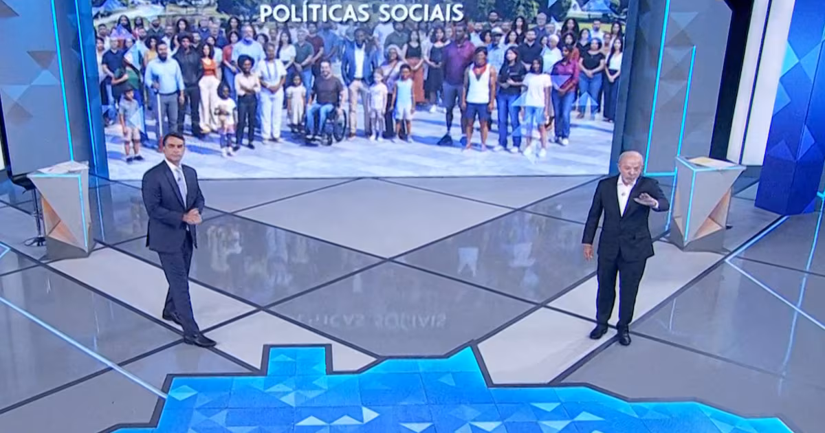 Jornal Ilustrado - Lula e Flávio mudam o tom, debatem propostas pela 1ª vez e exploram pontos fracos