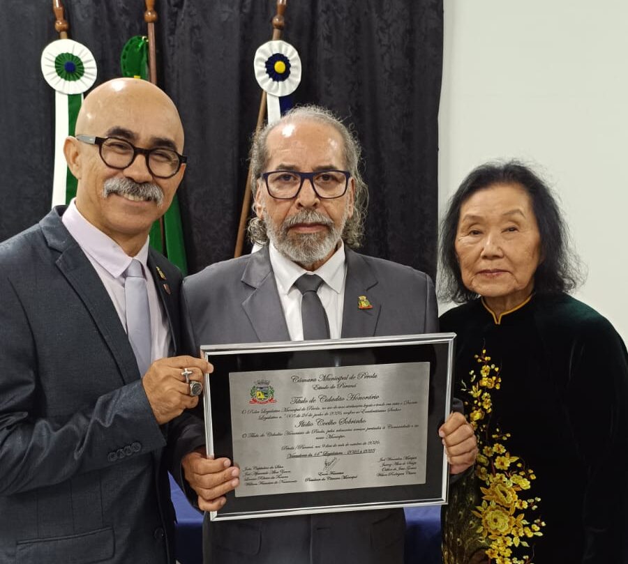 Jornal Ilustrado - Jornalista Ilídio Coelho Sobrinho recebe o Título de Cidadão Honorário de Pérola