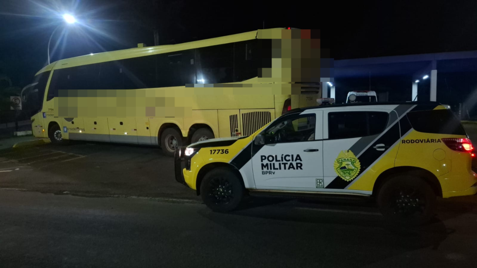 Ônibus é assaltado por criminosos armados na PR-317