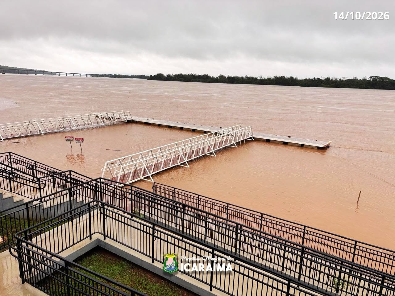 Jornal Ilustrado - Chuvas elevam nível dos rios Piquiri e Goioerê e colocam rodovias em alerta no Paraná