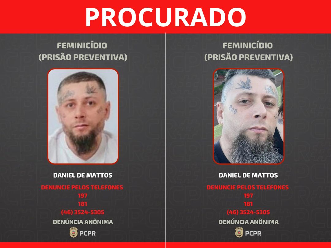 Polícia procura suspeito de matar esposa a facadas com filha de 6 anos no colo