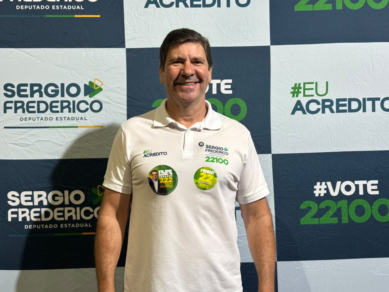 “Sensação de dever cumprido”, diz Sérgio Frederico após receber quase 32 mil votos